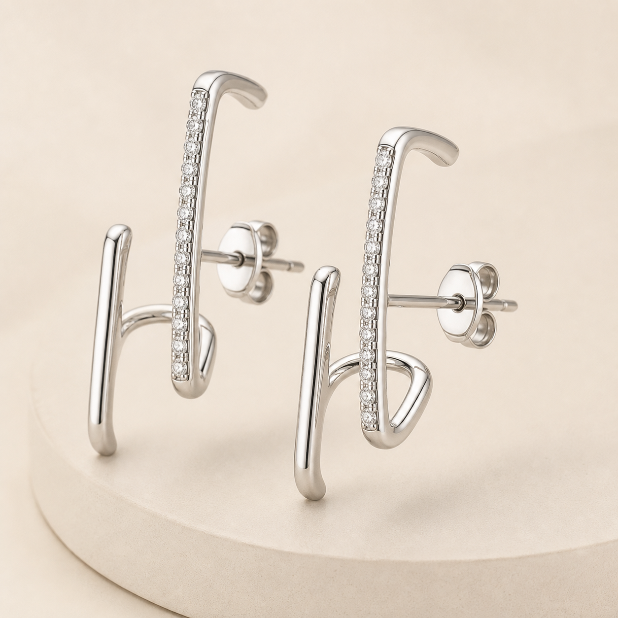 Aretes de plata