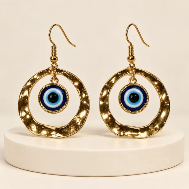 Aretes ojo turco