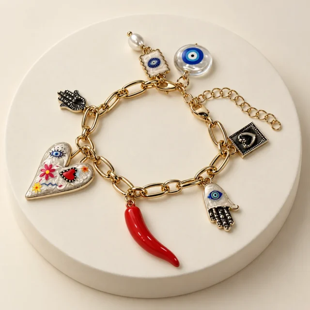 Pulsera dijes protectores